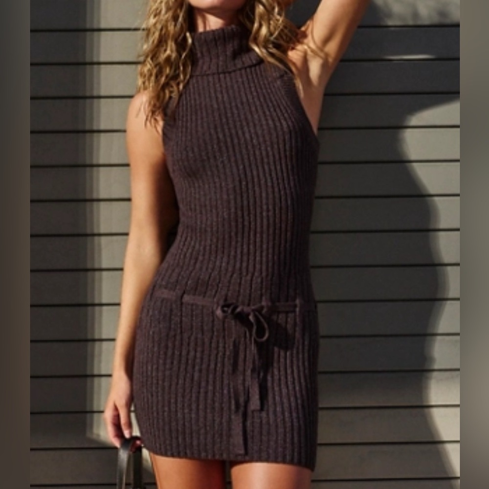 Free People Ribbed Knit sweater Dress